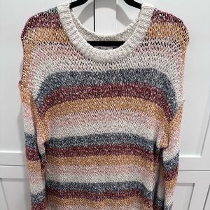 Madewell oversized striped sweater, size Medium